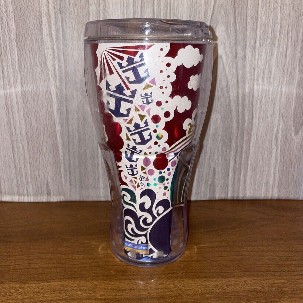Royal Caribbean Cruise Line Coca Cola  Cup Tumbler 2012 Whirley